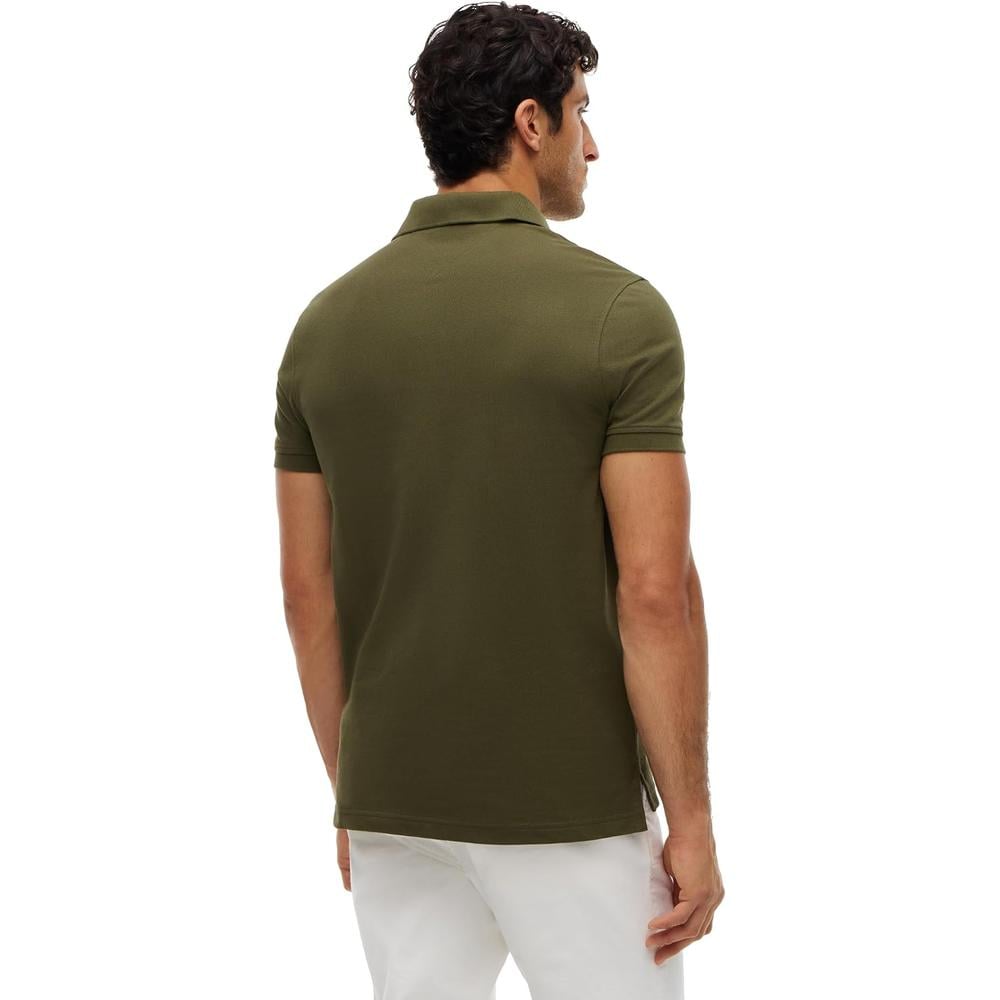 POLO PARA HOMBRE TOMMY HILFIGER 1985 REGULAR FIT MANGA CORTA VERDE CAZADOR - 4
