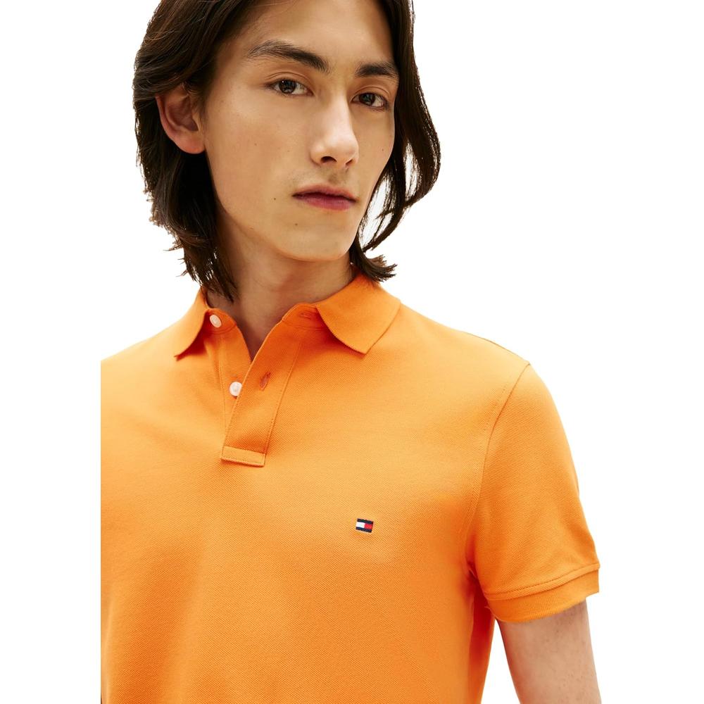 POLO PARA HOMBRE TOMMY HILFIGER 1985 REGULAR FIT MANGA CORTA NARANJA TULIPÁN - 2