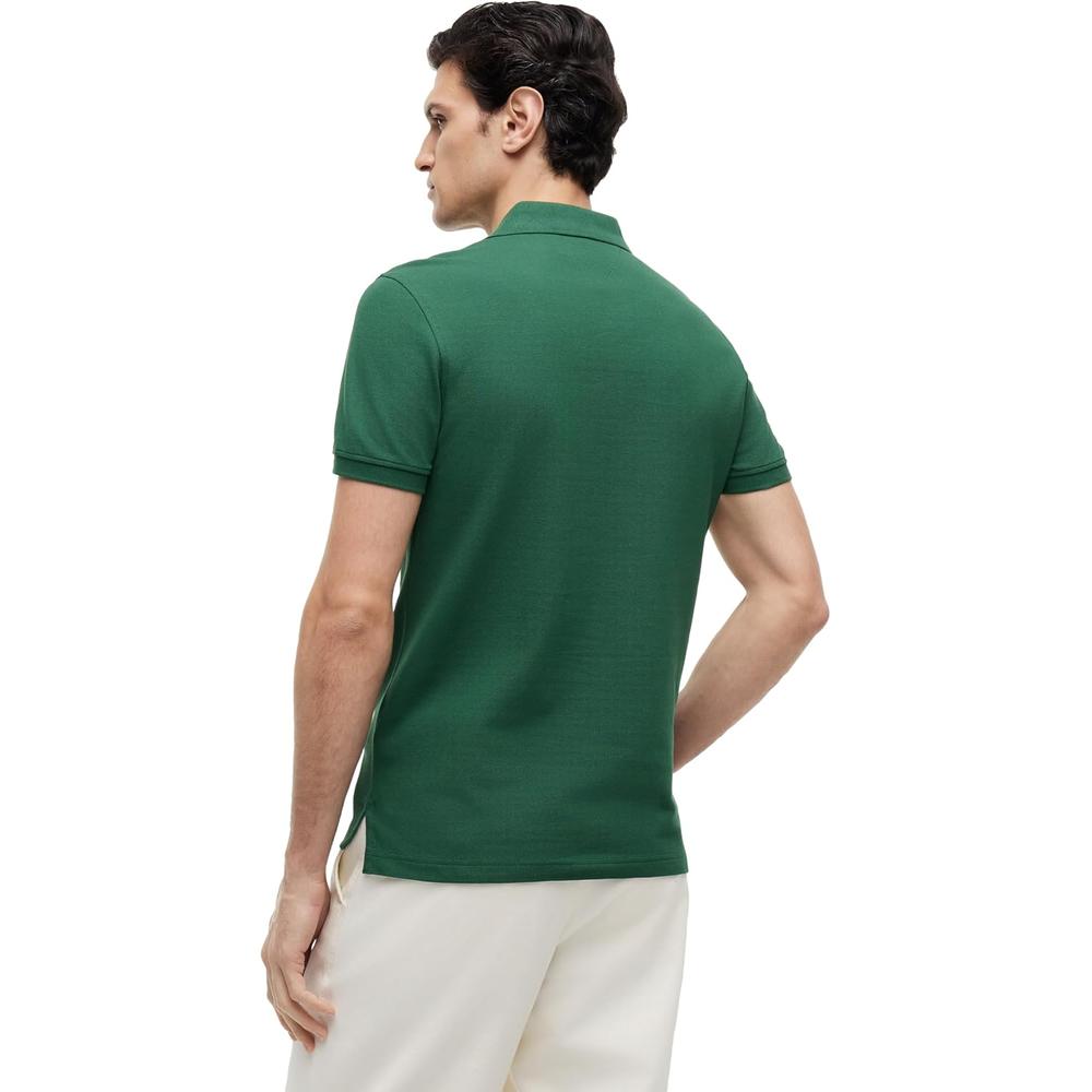 POLO PARA HOMBRE TOMMY HILFIGER 1985 SLIM FIT MANGA CORTA VERDE CALLE - 4