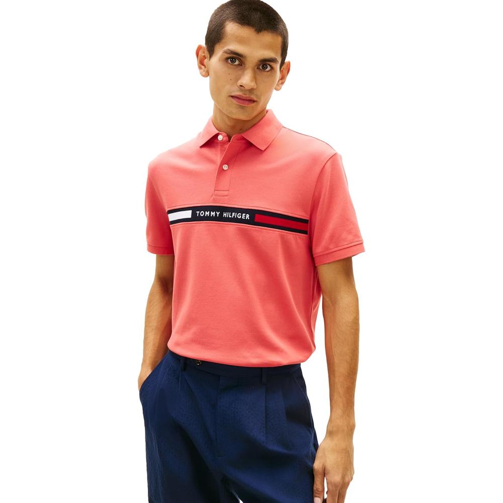 POLO PARA HOMBRE TOMMY HILFIGER REGULAR FIT MANGA CORTA - 1