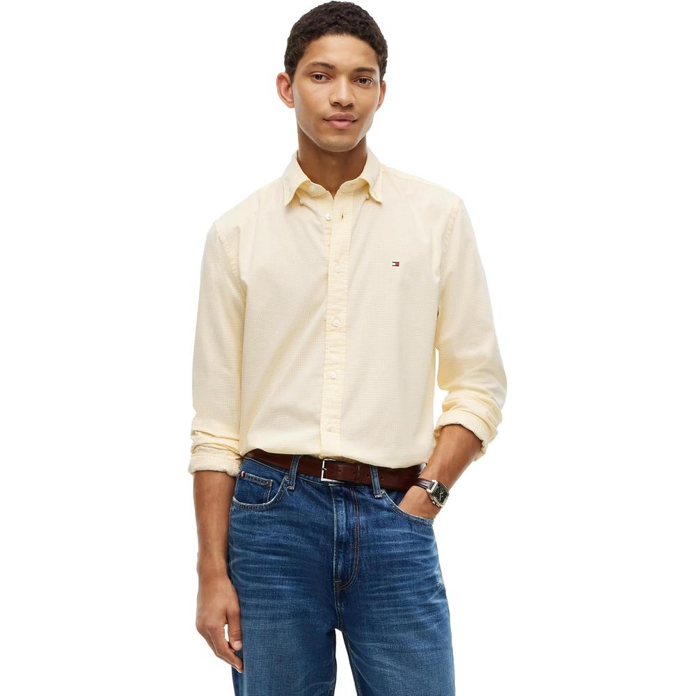 CAMISA PARA HOMBRE TOMMY HILFIGER REGULAR FIT MANGA LARGA - 1