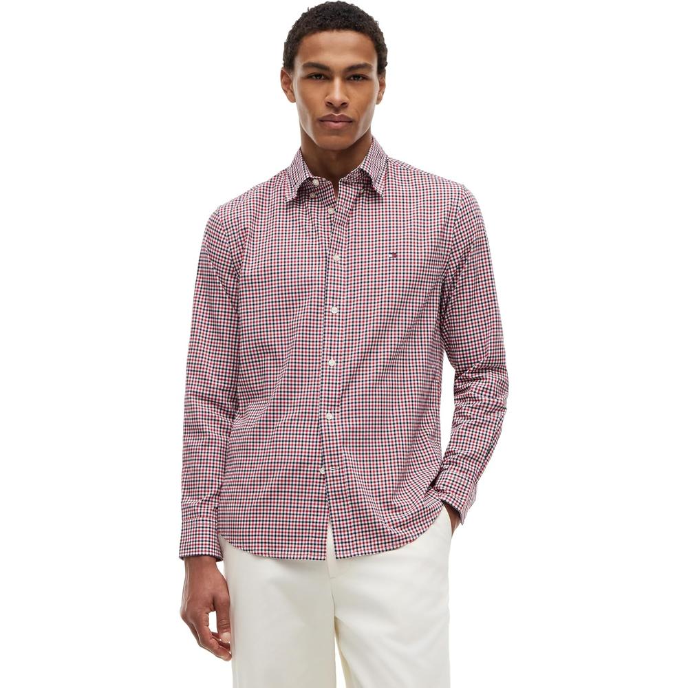 CAMISA PARA HOMBRE TOMMY HILFIGER REGULAR FIT MANGA LARGA MULTICOLOR - 1