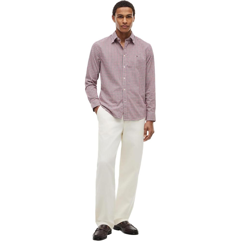 CAMISA PARA HOMBRE TOMMY HILFIGER REGULAR FIT MANGA LARGA MULTICOLOR - 3