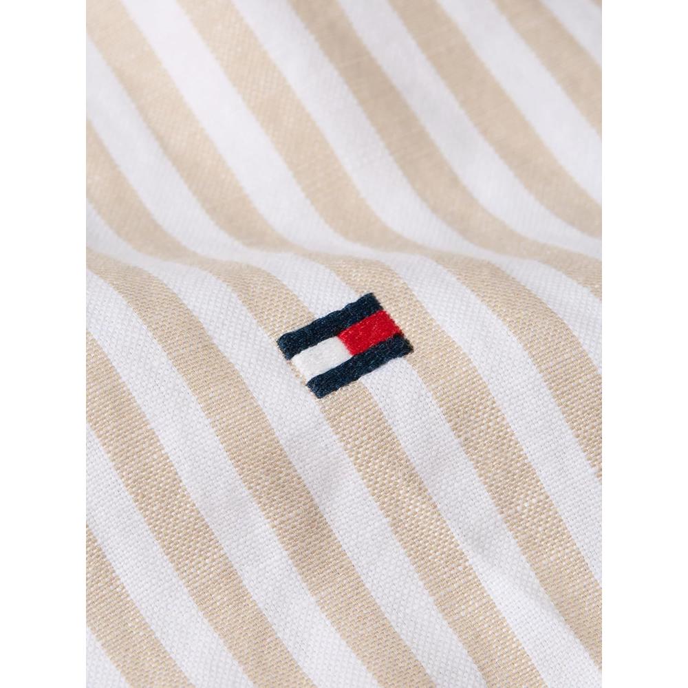 CAMISA PARA HOMBRE TOMMY HILFIGER MANGA CORTA LINO REGULAR FIT MULTICOLOR - 5