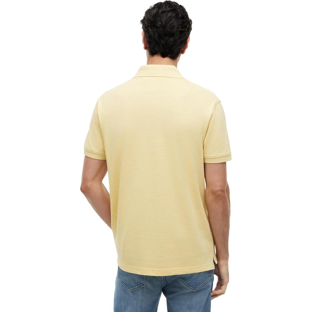 POLO PARA HOMBRE TOMMY HILFIGER CLASSIC FIT MANGA CORTA AMARILLO JASPEADO - 5