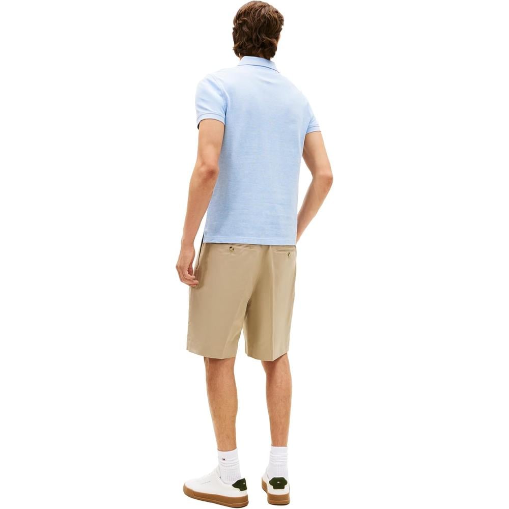POLO PARA HOMBRE TOMMY HILFIGER 1985 SLIM FIT MANGA CORTA AZUL MARINO JASPEADO - 4