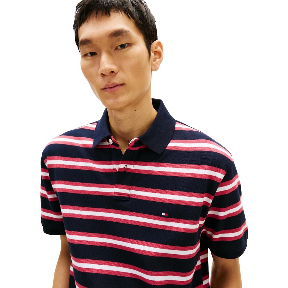 POLO PARA HOMBRE TOMMY HILFIGER CLASSIC FIT MANGA CORTA MULTICOLOR - 3