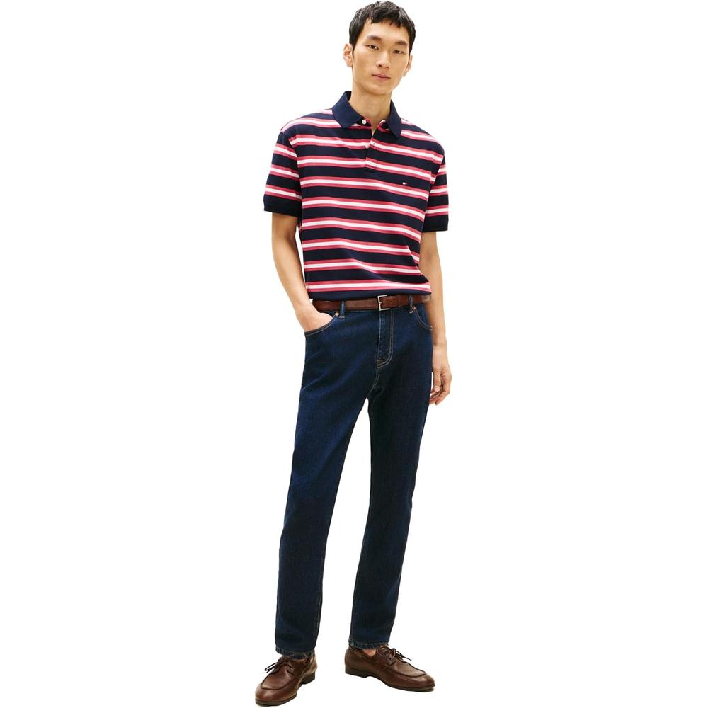 POLO PARA HOMBRE TOMMY HILFIGER CLASSIC FIT MANGA CORTA MULTICOLOR - 4