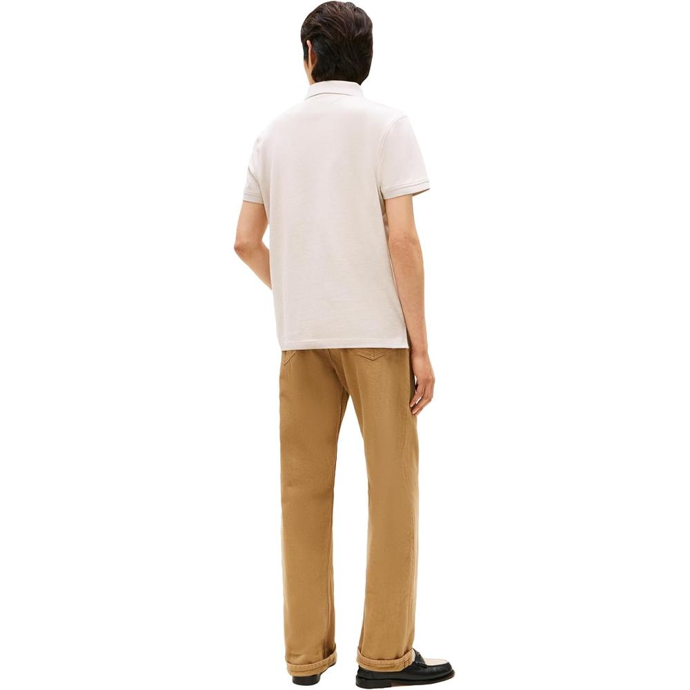 POLO PARA HOMBRE TOMMY HILFIGER 1985 REGULAR FIT MANGA CORTA BEIGE JASPEADO - 2