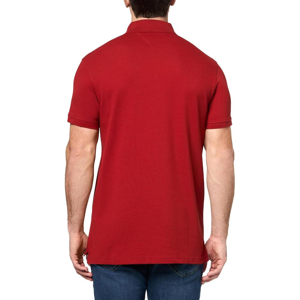 POLO PARA HOMBRE TOMMY HILFIGER 1985 SLIM FIT MANGA CORTA ROJO OSCURO - 2