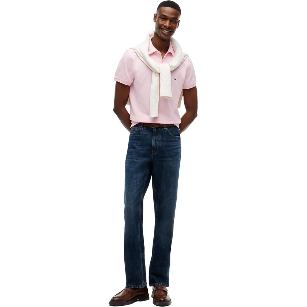 POLO PARA HOMBRE TOMMY HILFIGER 1985 SLIM FIT MANGA CORTA ROSA DUQUESA - 3