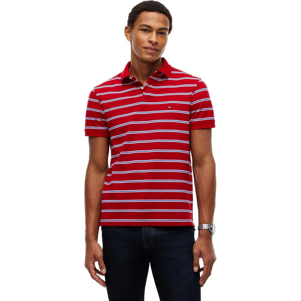 POLO PARA HOMBRE TOMMY HILFIGER 1985 REGULAR FIT MANGA CORTA MULTICOLOR - 1