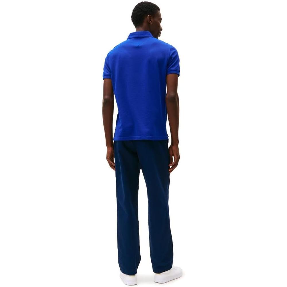 POLO PARA HOMBRE TOMMY HILFIGER 1985 REGULAR FIT MANGA CORTA AZUL CUÑA - 4
