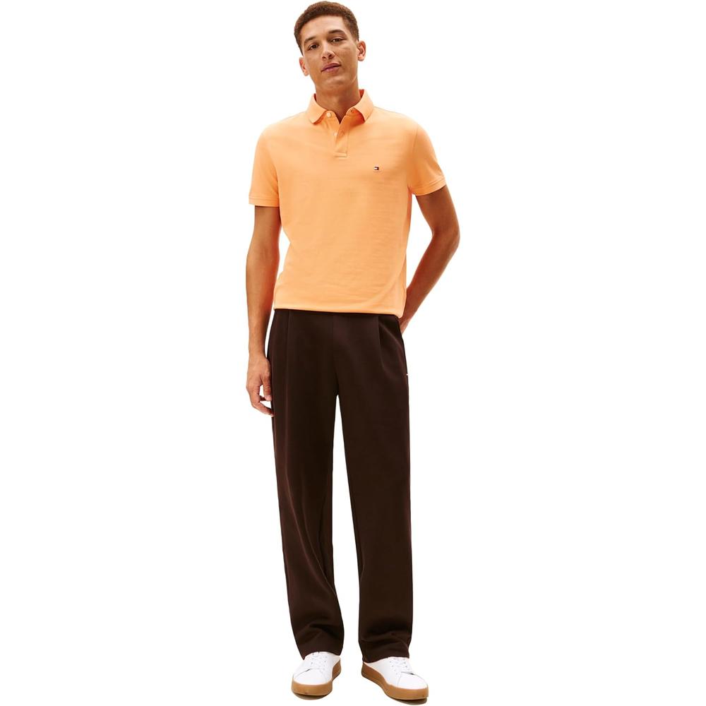 POLO PARA HOMBRE TOMMY HILFIGER 1985 REGULAR FIT MANGA CORTA NARANJA FRUTAL - 3