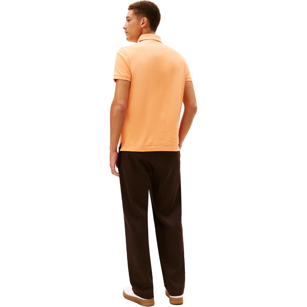 POLO PARA HOMBRE TOMMY HILFIGER 1985 REGULAR FIT MANGA CORTA NARANJA FRUTAL - 4