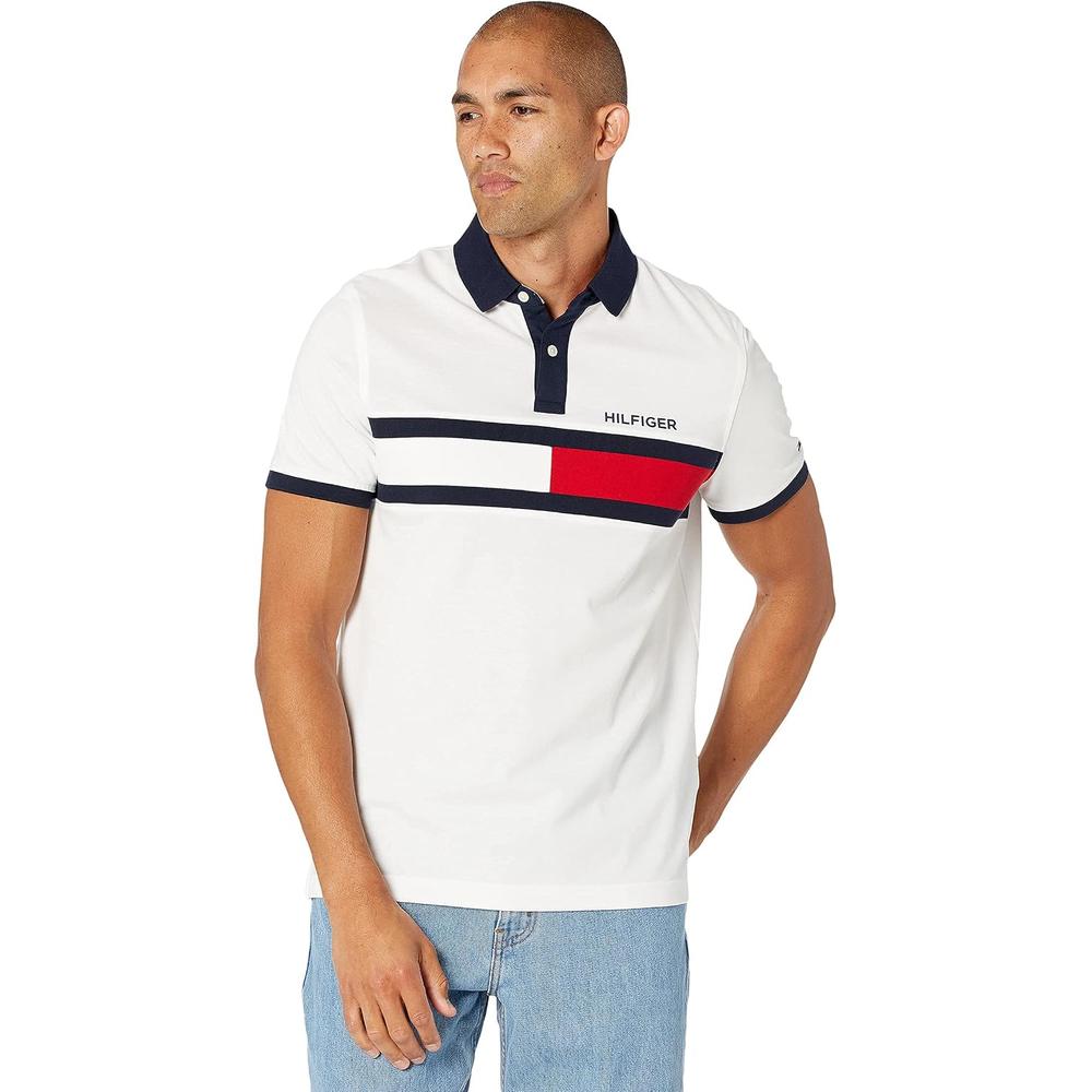 POLO PARA HOMBRE TOMMY HILFIGER REGULAR FIT MANGA CORTA - 1