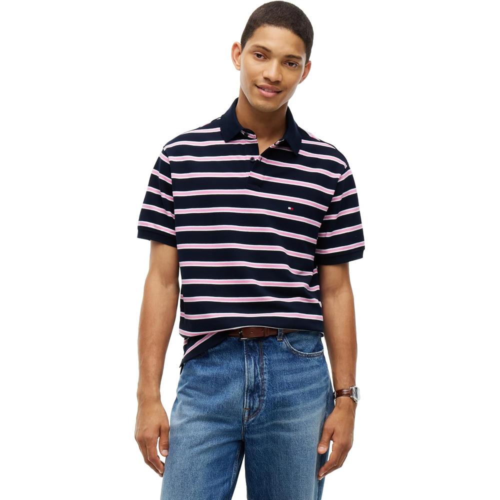 POLO PARA HOMBRE TOMMY HILFIGER CLASSIC FIT MANGA CORTA MULTICOLOR - 1