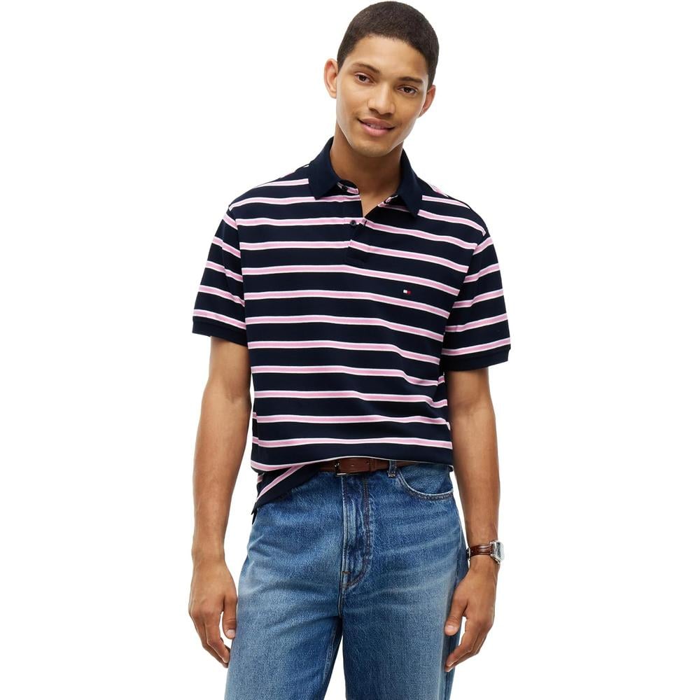 POLO PARA HOMBRE TOMMY HILFIGER CLASSIC FIT MANGA CORTA MULTICOLOR - 1