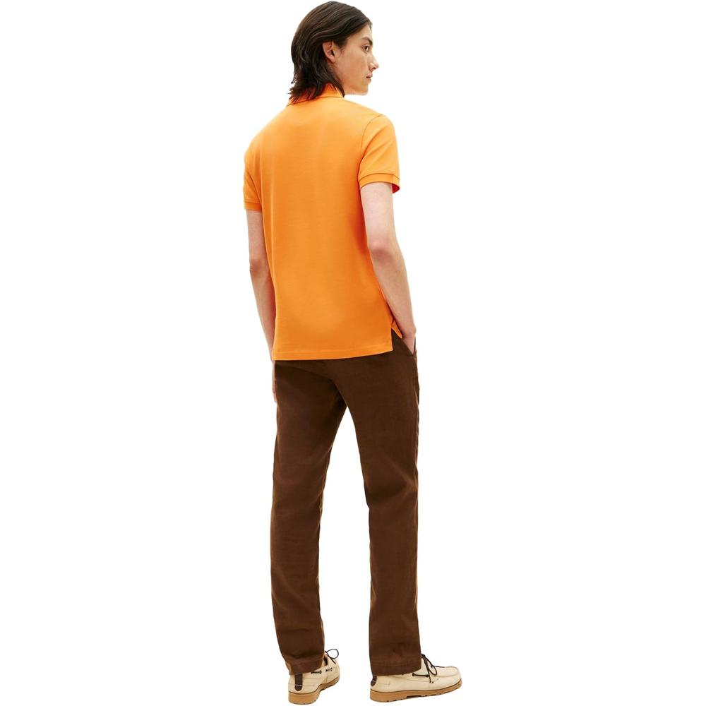 POLO PARA HOMBRE TOMMY HILFIGER 1985 SLIM FIT MANGA CORTA NARANJA TULIPÁN - 4