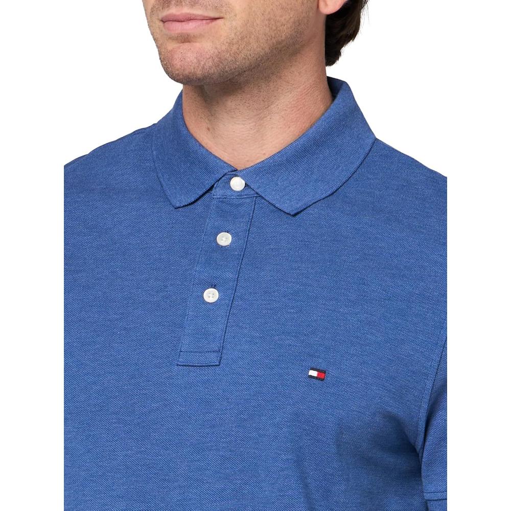 POLO PARA HOMBRE TOMMY HILFIGER 1985 SLIM FIT MANGA CORTA ÍNDIGO JASPEADO - 3