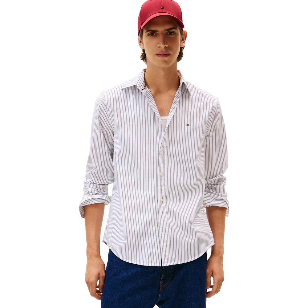 CAMISA PARA HOMBRE TOMMY HILFIGER REGULAR FIT MANGA LARGA BLANCO - 1