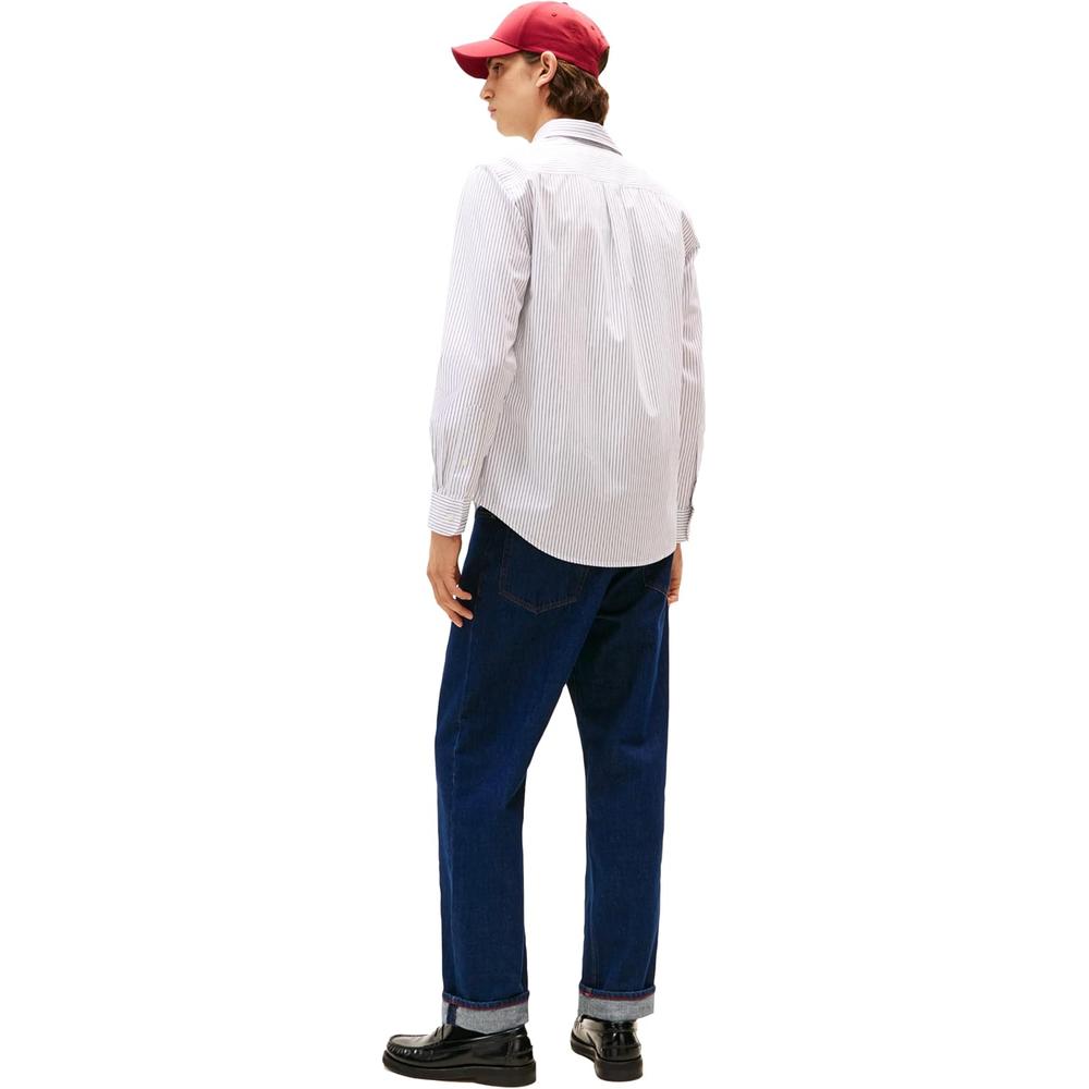 CAMISA PARA HOMBRE TOMMY HILFIGER REGULAR FIT MANGA LARGA BLANCO - 4