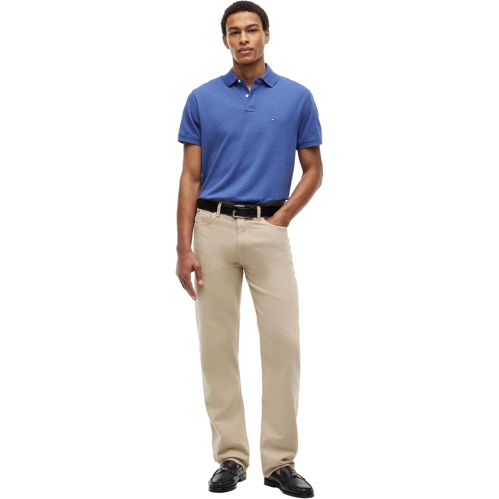 POLO PARA HOMBRE TOMMY HILFIGER CLASSIC FIT MANGA CORTA ÍNDIGO JASPEADO - 2