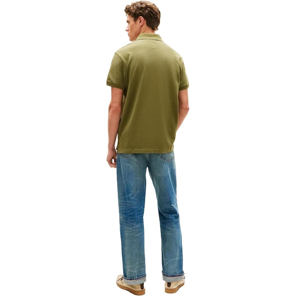 POLO PARA HOMBRE TOMMY HILFIGER CLASSIC FIT MANGA CORTA VERDE ALCACHOFA OSCURO - 5