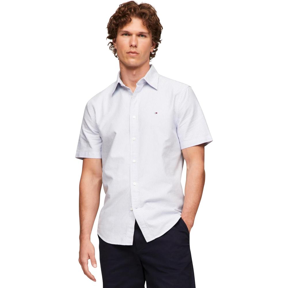 CAMISA PARA HOMBRE TOMMY HILFIGER REGULAR FIT MANGA CORTA MULTICOLOR - 1