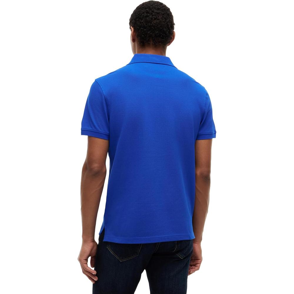 POLO PARA HOMBRE TOMMY HILFIGER 1985 REGULAR FIT MANGA CORTA AZUL REAL - 4