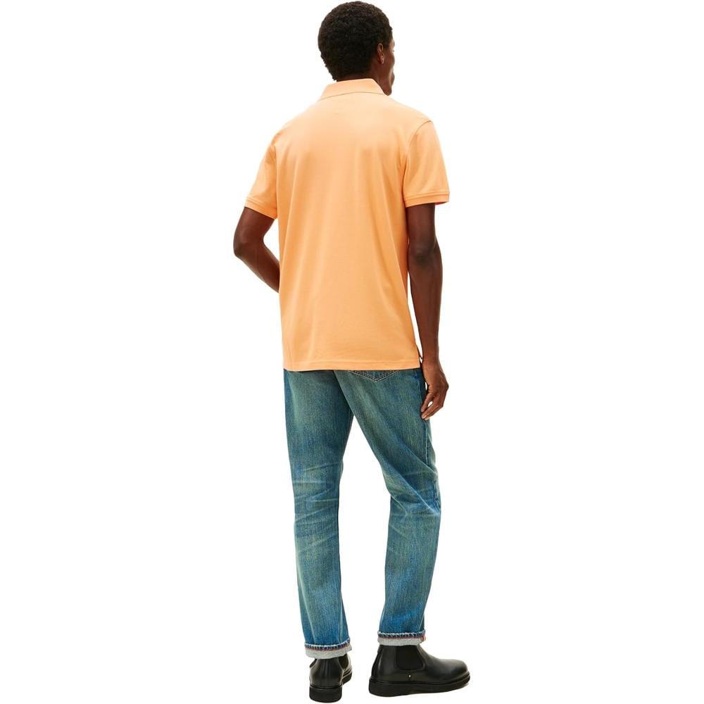 POLO PARA HOMBRE TOMMY HILFIGER CLASSIC FIT MANGA CORTA NARANJA FRUTAL - 4