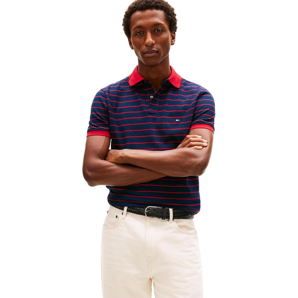 POLO PARA HOMBRE TOMMY HILFIGER 1985 REGULAR FIT MANGA CORTA MULTICOLOR - 1