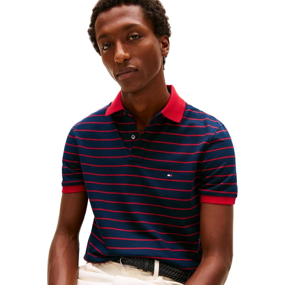 POLO PARA HOMBRE TOMMY HILFIGER 1985 REGULAR FIT MANGA CORTA MULTICOLOR - 2