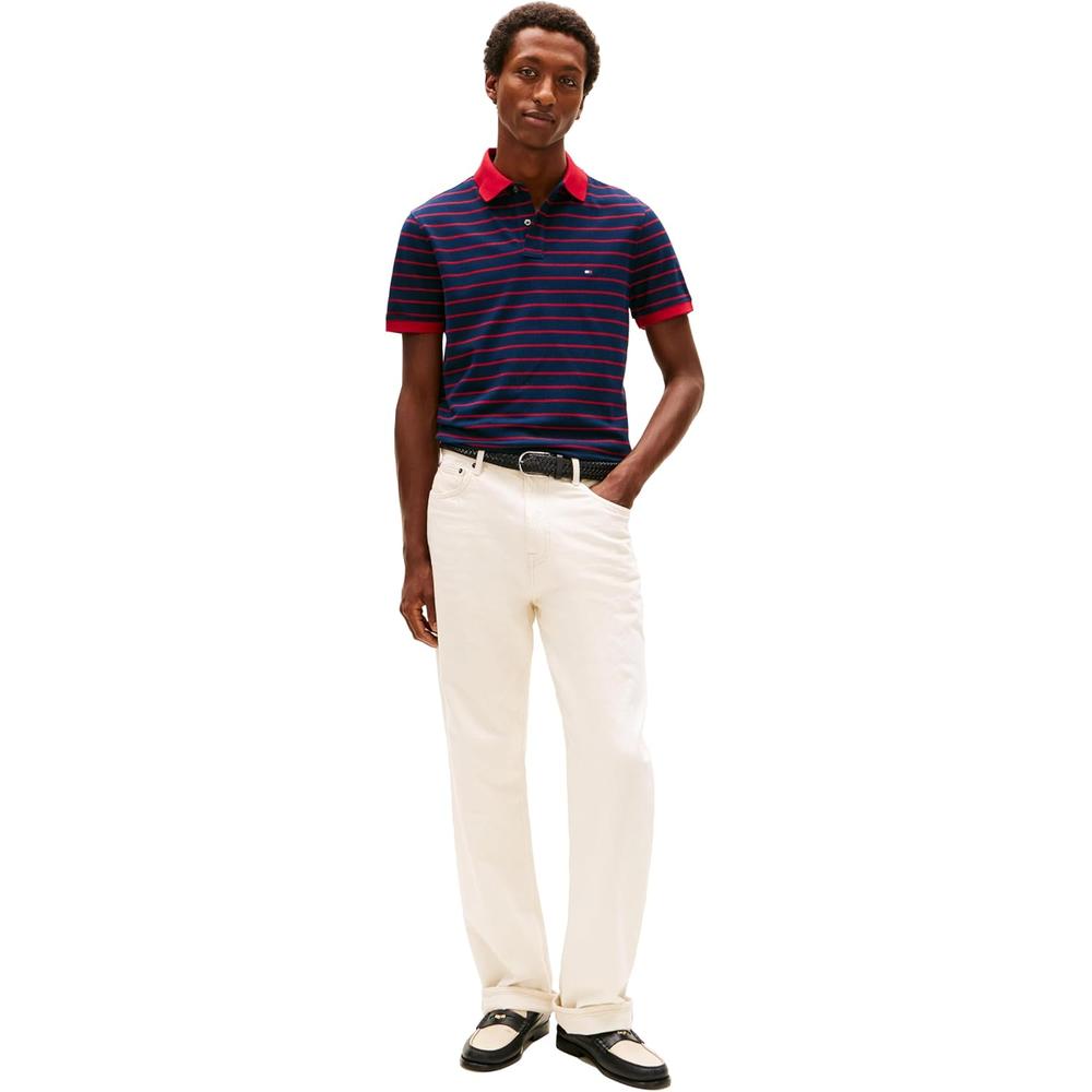 POLO PARA HOMBRE TOMMY HILFIGER 1985 REGULAR FIT MANGA CORTA MULTICOLOR - 3
