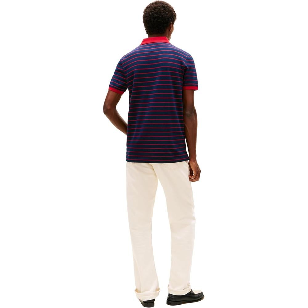 POLO PARA HOMBRE TOMMY HILFIGER 1985 REGULAR FIT MANGA CORTA MULTICOLOR - 4