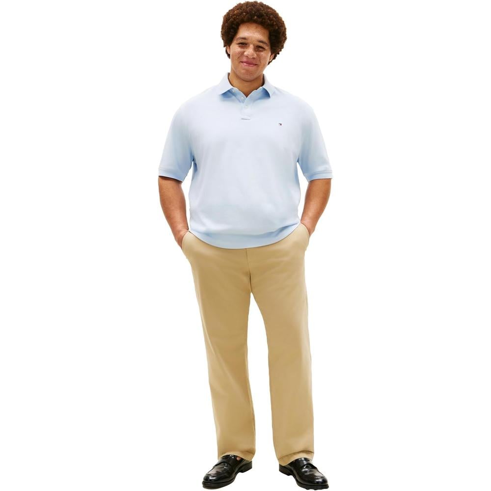 POLO PARA HOMBRE TOMMY HILFIGER 1985 REGULAR FIT MANGA CORTA AZUL SUAVE - 3