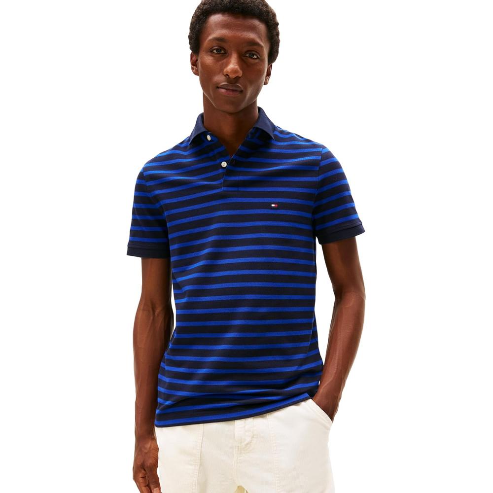 POLO PARA HOMBRE TOMMY HILFIGER 1985 REGULAR FIT MANGA CORTA MULTICOLOR - 1