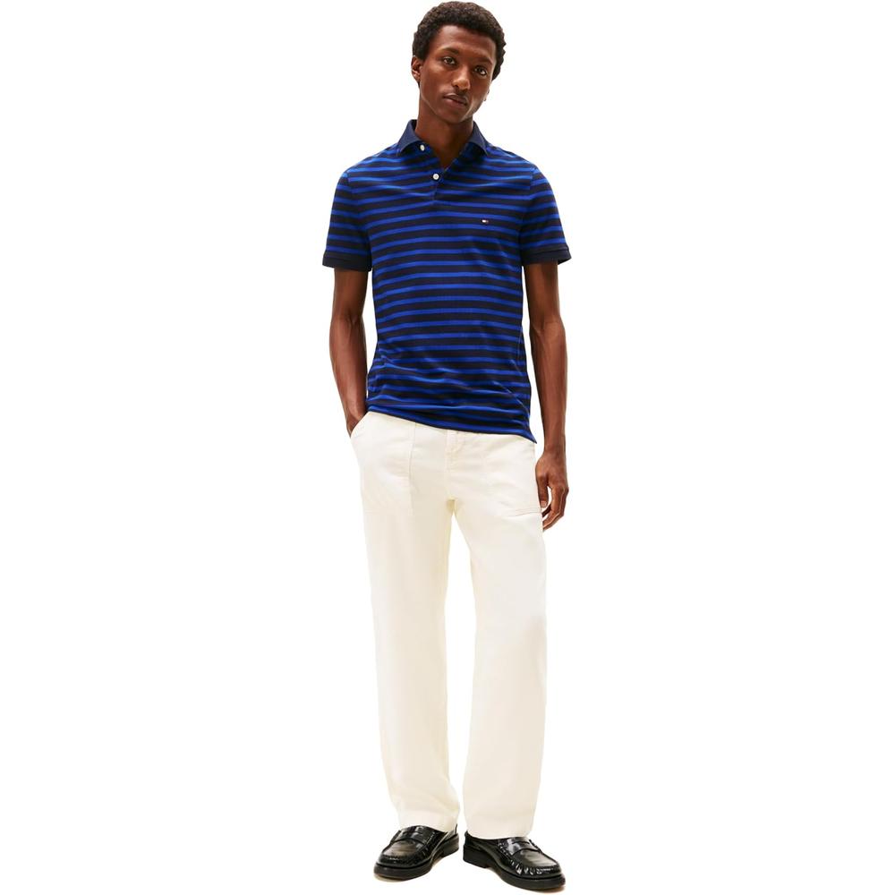 POLO PARA HOMBRE TOMMY HILFIGER 1985 REGULAR FIT MANGA CORTA MULTICOLOR - 3