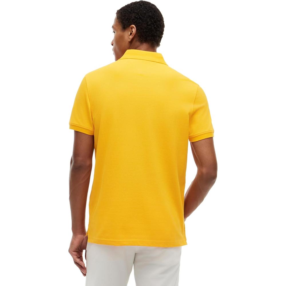 POLO PARA HOMBRE TOMMY HILFIGER 1985 REGULAR FIT MANGA CORTA NARANJA FLASH - 4