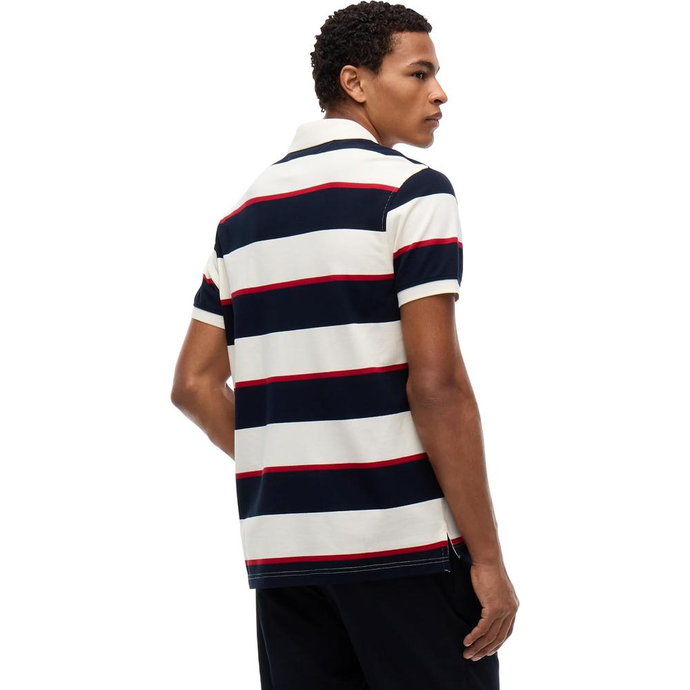 POLO PARA HOMBRE TOMMY HILFIGER CLASSIC FIT MANGA CORTA MULTICOLOR - 4