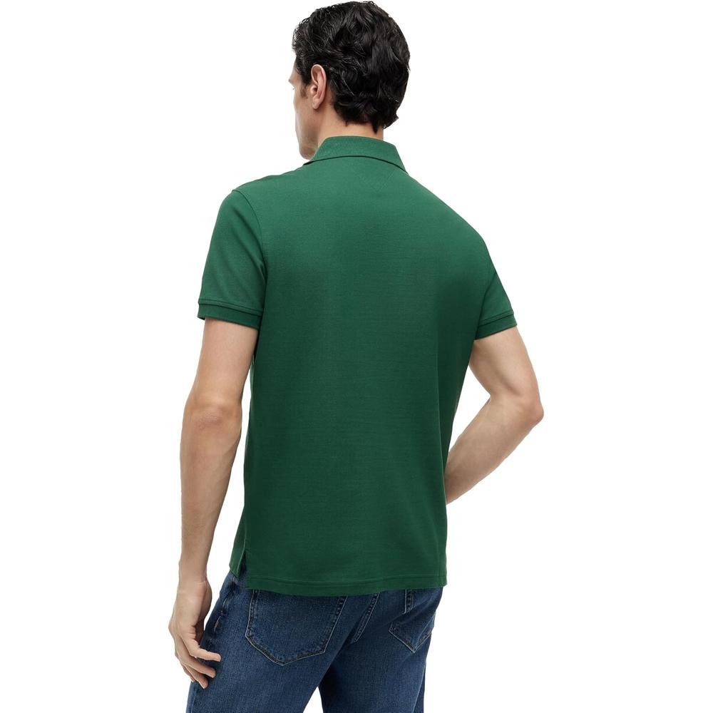 POLO PARA HOMBRE TOMMY HILFIGER 1985 REGULAR FIT MANGA CORTA VERDE CALLE - 4