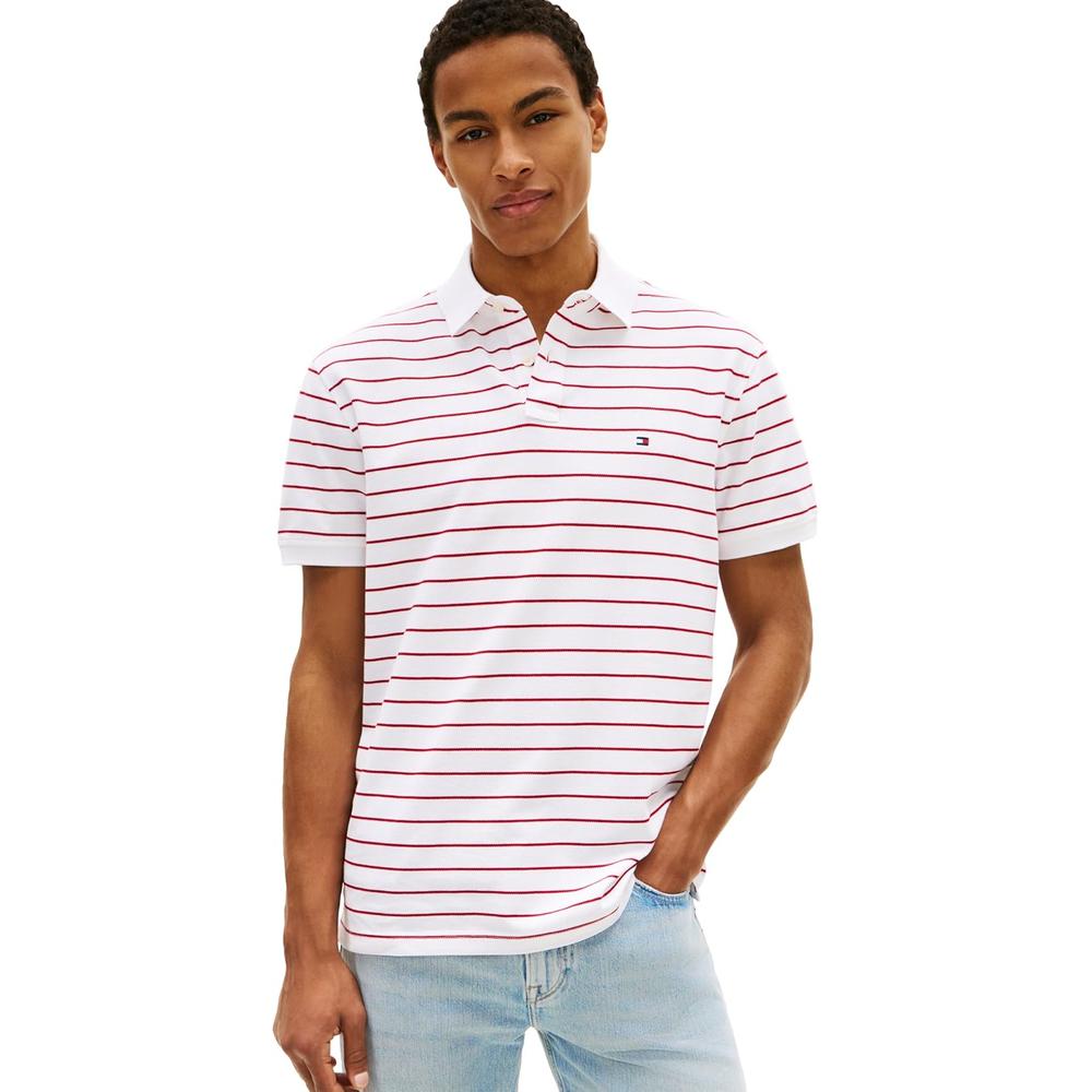 POLO PARA HOMBRE TOMMY HILFIGER CLASSIC FIT MANGA CORTA MULTICOLOR - 1