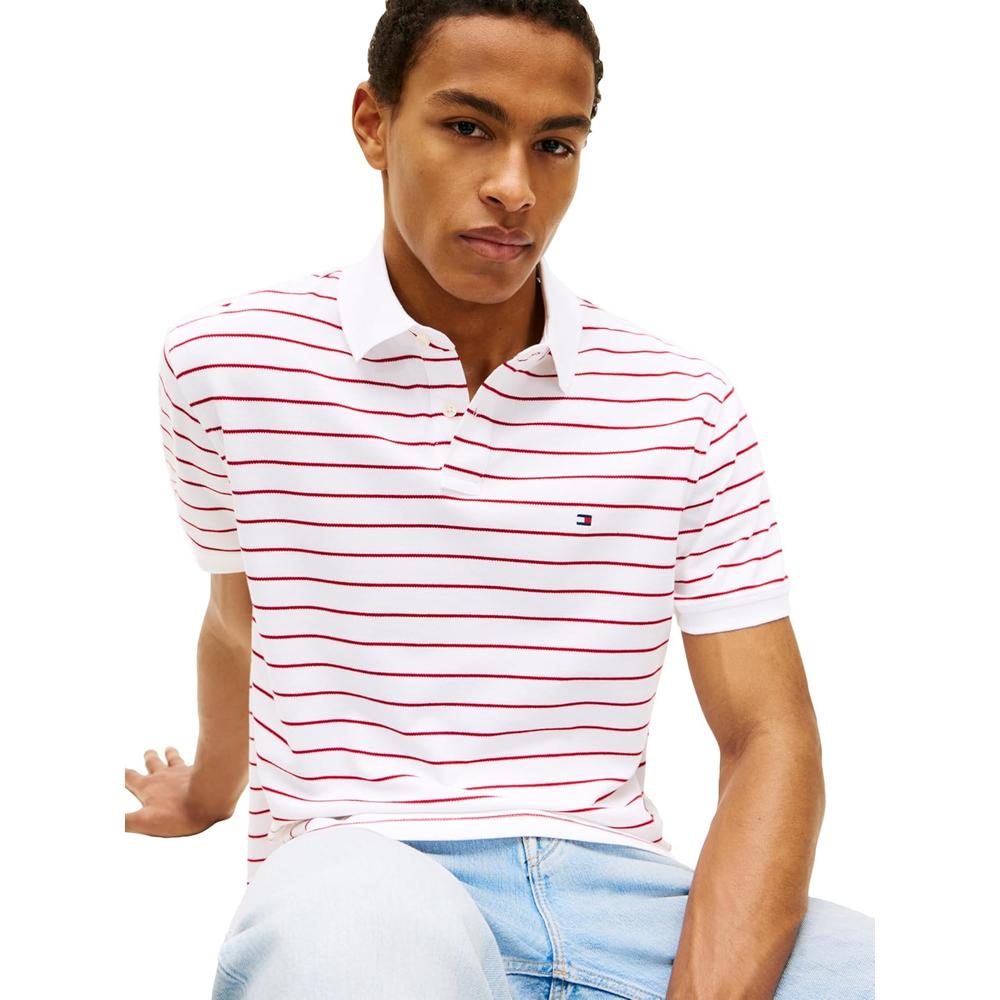 POLO PARA HOMBRE TOMMY HILFIGER CLASSIC FIT MANGA CORTA MULTICOLOR - 2