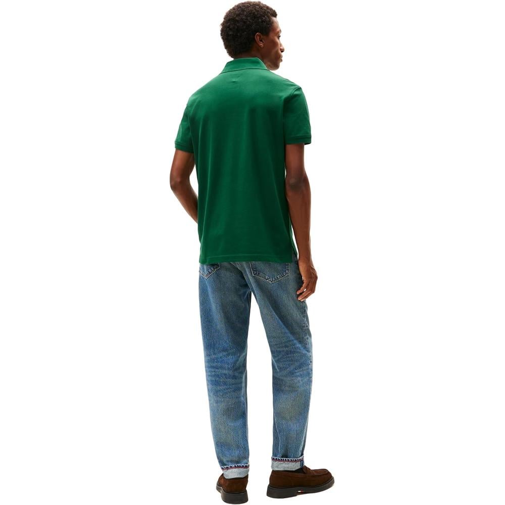 POLO PARA HOMBRE TOMMY HILFIGER CLASSIC FIT MANGA CORTA VERDE ORNAMENTAL - 4
