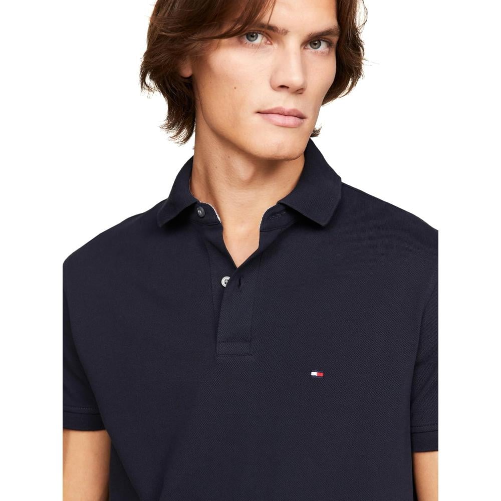 POLO PARA HOMBRE TOMMY HILFIGER 1985 SLIM FIT MANGA CORTA AZUL CIELO DESÉRTICO - 3