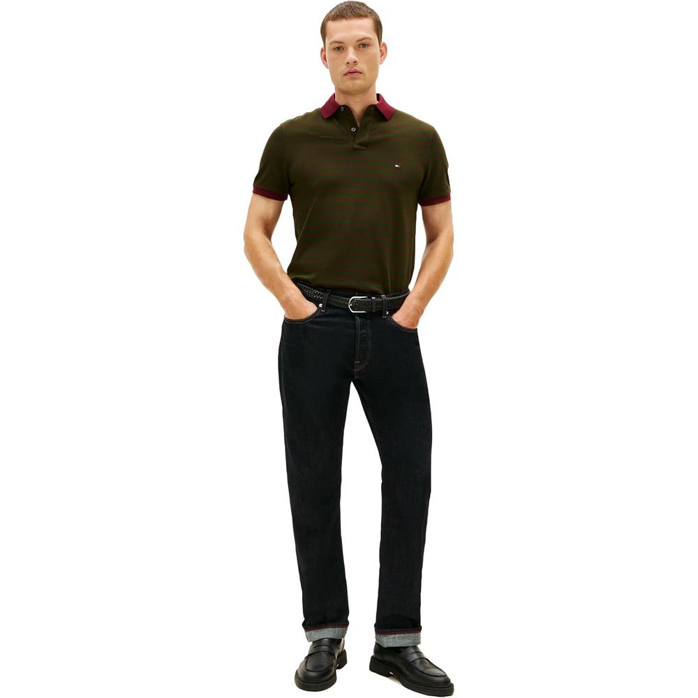 POLO PARA HOMBRE TOMMY HILFIGER 1985 REGULAR FIT MANGA CORTA MULTICOLOR - 3