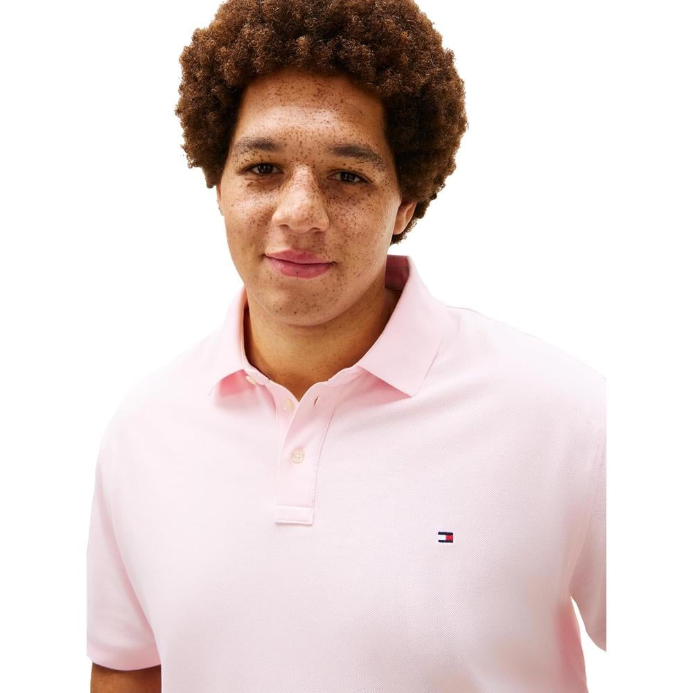 POLO PARA HOMBRE TOMMY HILFIGER 1985 REGULAR FIT MANGA CORTA ROSA LILA - 2