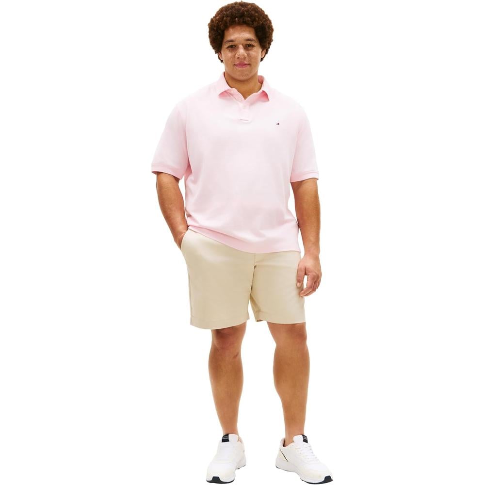 POLO PARA HOMBRE TOMMY HILFIGER 1985 REGULAR FIT MANGA CORTA ROSA LILA - 3
