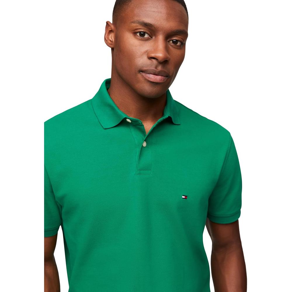 POLO PARA HOMBRE TOMMY HILFIGER CLASSIC FIT MANGA CORTA VERDE NOUVEAU - 2