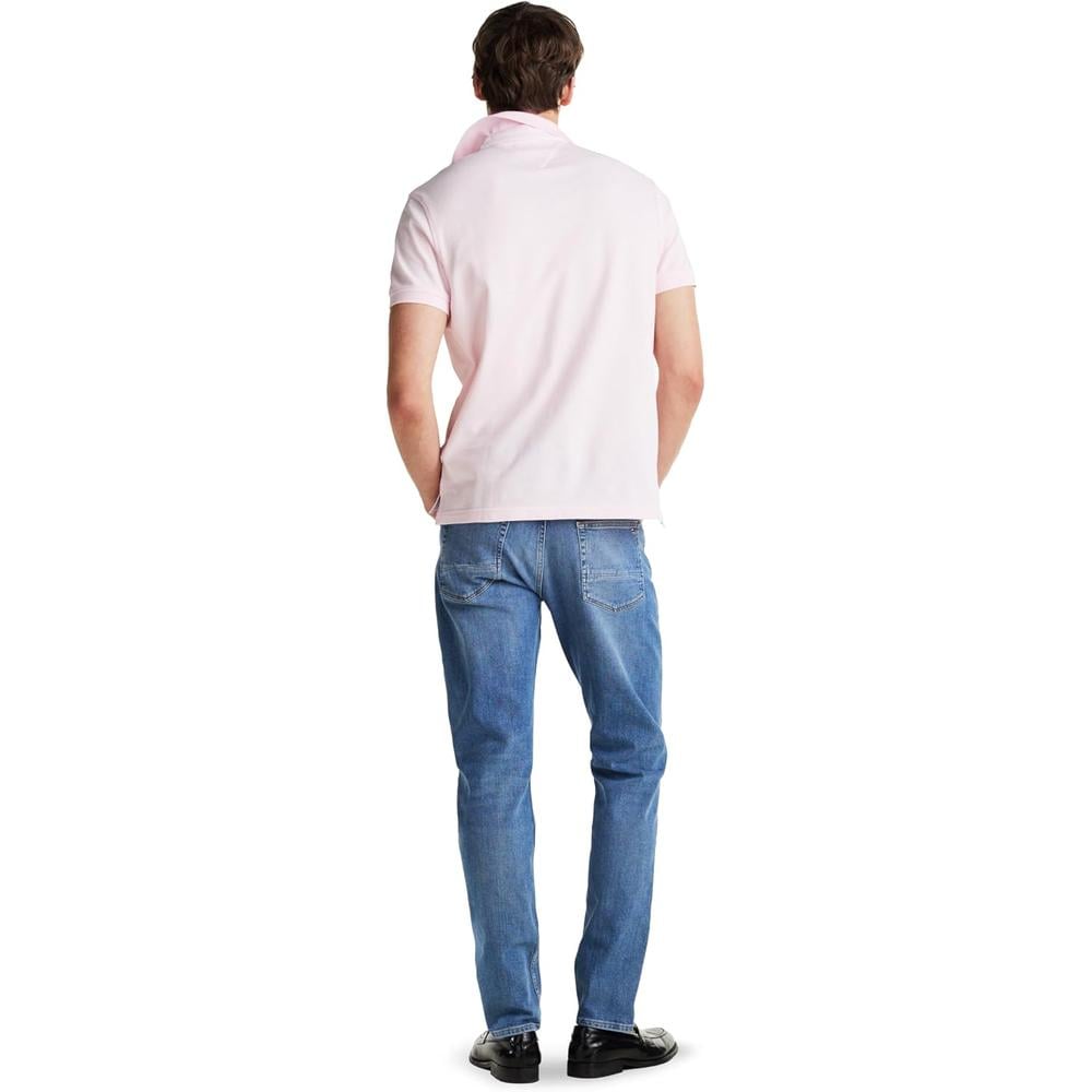 POLO PARA HOMBRE TOMMY HILFIGER CLASSIC FIT MANGA CORTA ROSA CLARO - 4